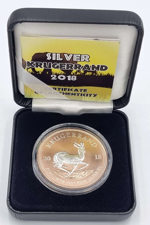SOUTH AFRICA KRUGERRAND 2018 Rose Gold Silver Coin