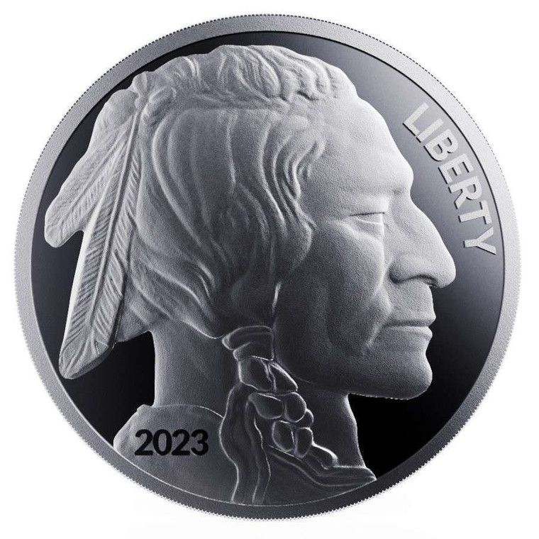 USA 2023 1 oz .999 American Silver Buffalo Round coin