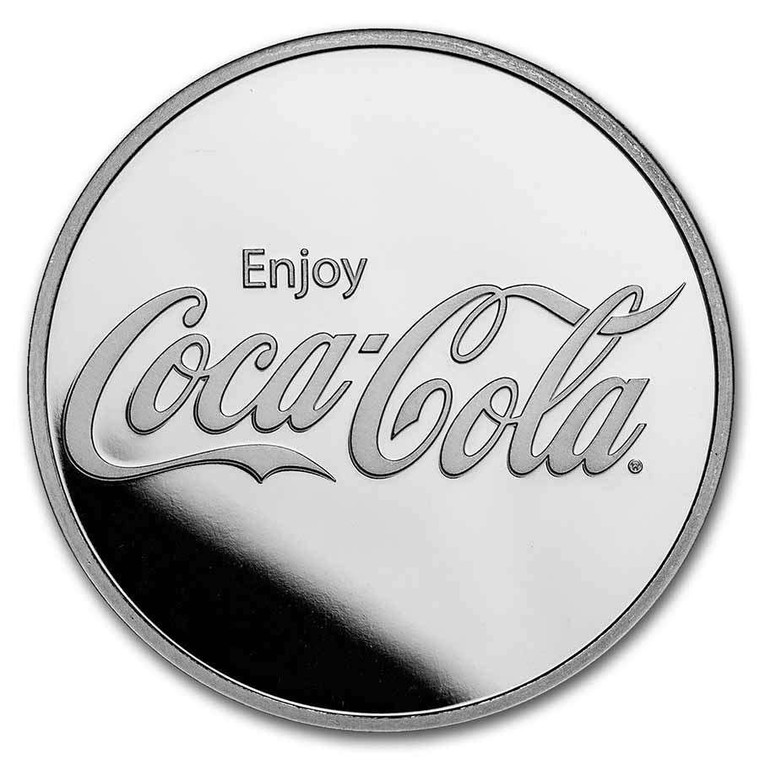 Coca Cola 1 oz .999 Silver Round coin