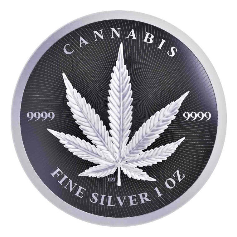 Cannabis 2024 1 oz Republic Chad Silver .999 Coin