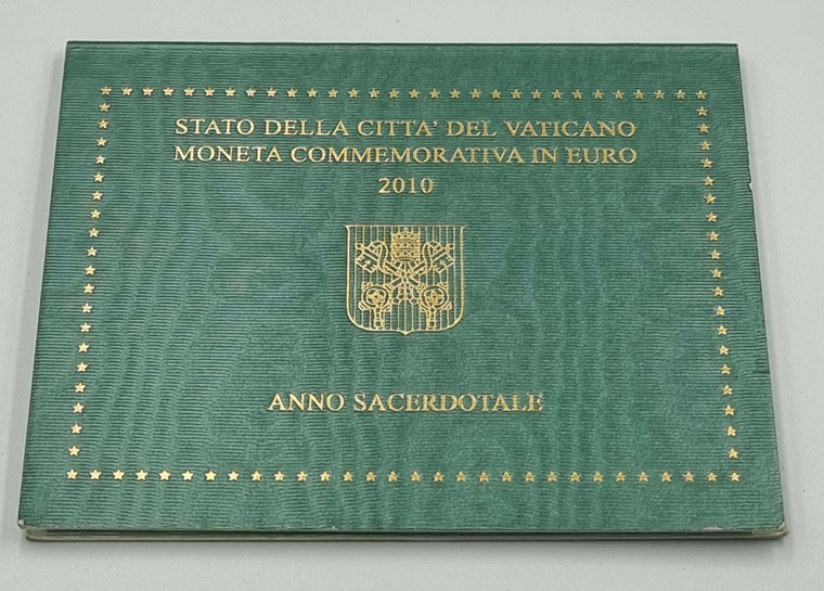 Vatican City 2010 Official Annual 2 EURO Coin Year of the Priests