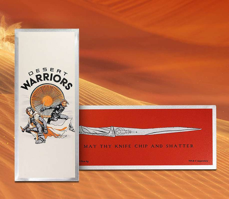 DUNE 2 Desert Warriors 4 oz 999 Silver Colorized Bar
