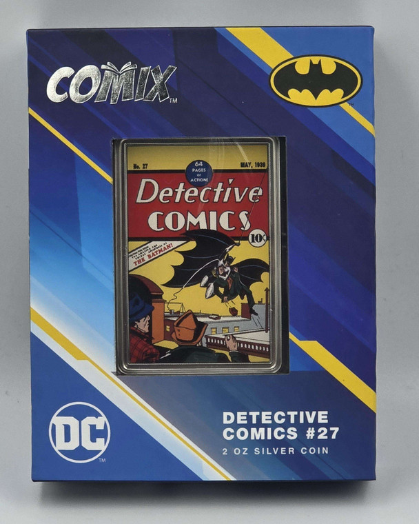 DETECTIVE COMICS 27 Batman DC Comix 2 Oz Silver Coin Niue 2023