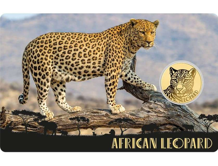 AFRICAN LEOPARD 1/1000 Oz Gold Coin 3000 Francs Chad 2024