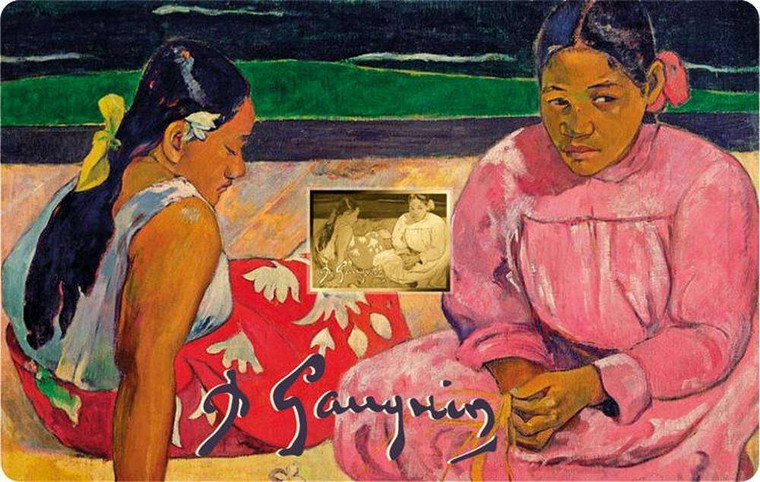Paul Gauguin Tahitian Women on the Beach 1/1000 Oz Gold Coin Chad