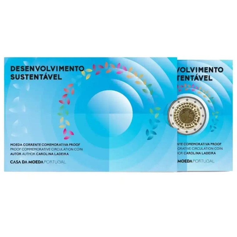 Portugal 2 Euro coin Sustainable Development 2025 Proof Portugal 2 Euro coin Sustainable Development 2025 Proof