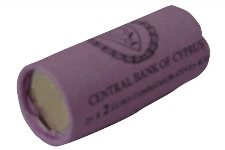 CYPRUS 2020 2 EURO ROLL BU ( 25 PIECES X 2€) Cyprus Institute of Neurology and Genetics