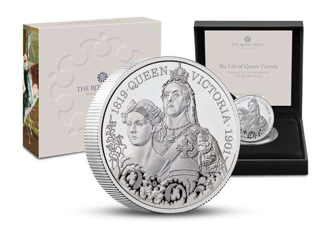 UK 2026 The Life of Queen Victoria £5 Piedfort Silver Proof coin