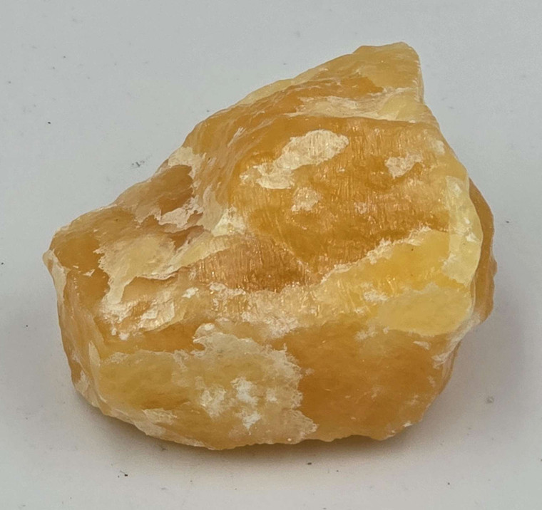 Orange Calcite Gem Mineral Uncut crystal stone