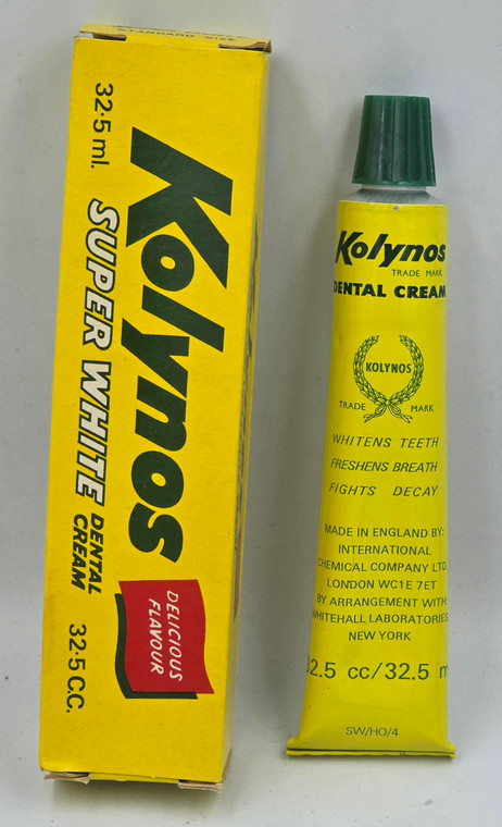 Kolynos Cyprus Vintage Dental Cream Toothpaste in original package 32,5 cc
