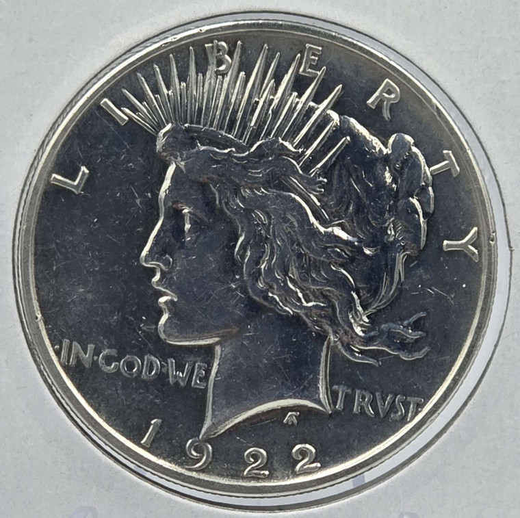 USA AMERICAN SILVER PEACE DOLLAR COIN 1922