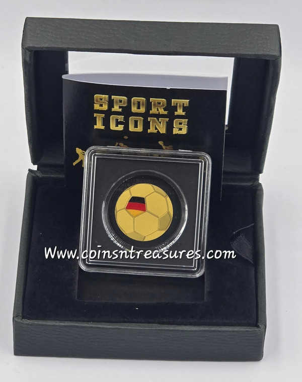 Germany Golden Football 1/1000 Oz Gold Coin