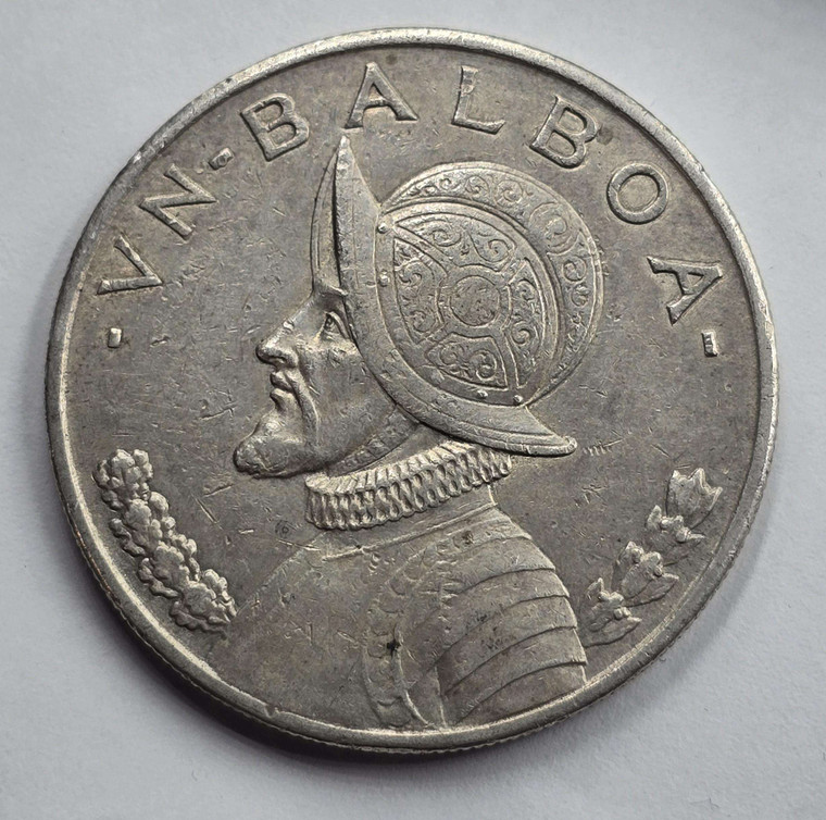 Panama 1 Balboa silver coin 1934 rare