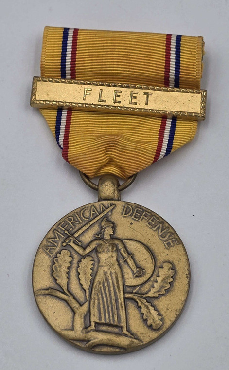 United States American Defence Service Medal with Fleet Clasp 1941