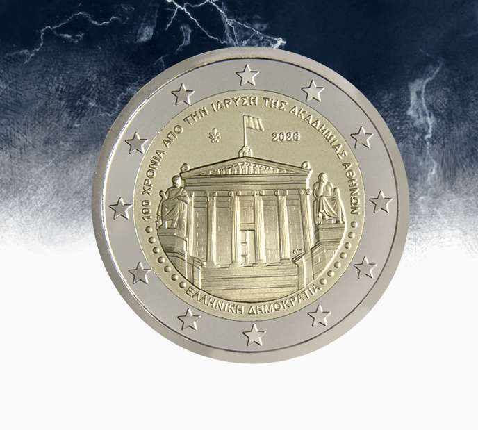 Greece 2026 ACADEMY OF ATHENS 2 Euro Proof Coin