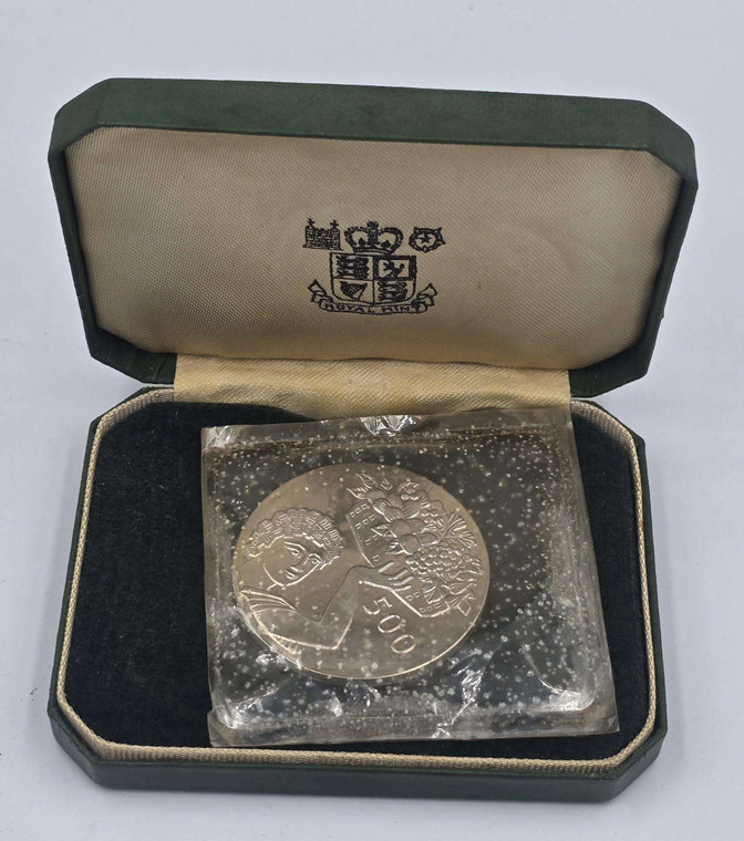 CYPRUS 1970 SILVER PROOF 500 MILS FAO IN BOX RARE