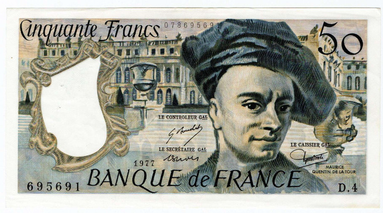 FRANCE 1977 50 FRANCS P152A BANKNOTE EXF