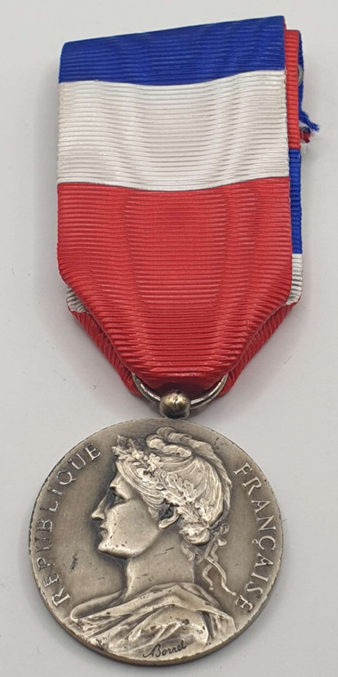 REPUBLIC OF FRANCE 1960 COMMEMORATIVE SILVER MEDAL