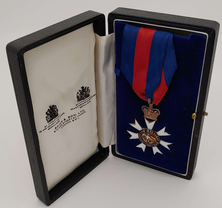 GREAT BRITAIN British Medal: Order of St Michael & St George Companion silver & enamel cased