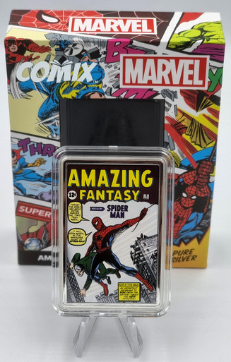 【世界100枚】supermates ニンニン AMAZING_FANTASY_15_Spiderman_C