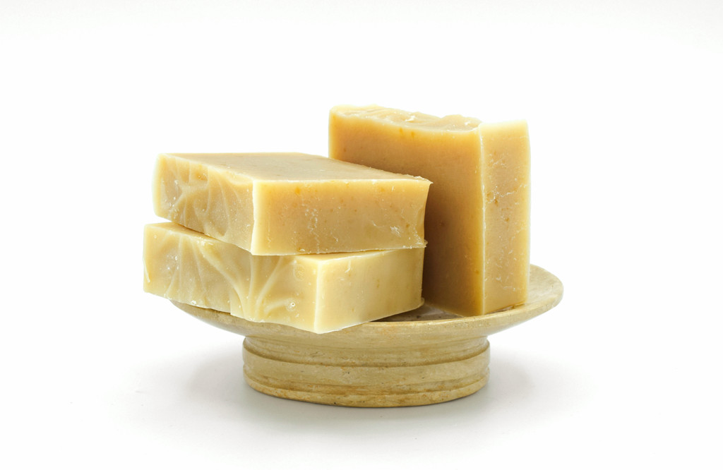 Wheat and Honey Almond Shampoo and Body Bar by Apple Valley Natural Soap
