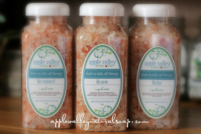 Pink Himalayan Salt Bar Apple Valley Natural Soap