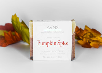 Pumpkin Spice Soap - Limited Edition Body Bar by Apple Valley Natural Soap