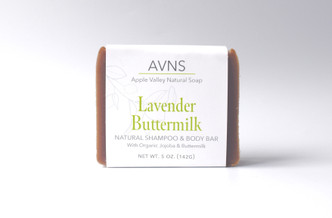 Lavender Buttermilk Shampoo and Body Bar by Apple Valley Natural Soap