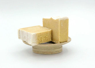Basil Lemongrass Salt Bar - Apple Valley Natural Soap