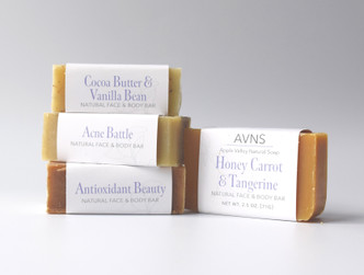 HALF Sized Facial Bars by Apple Valley Natural Soap