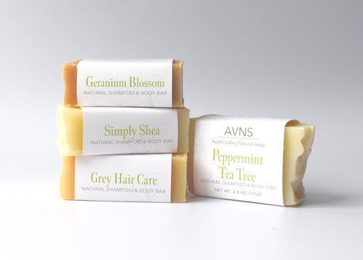 Half Sized Shampoo Soap Bar, Plastic-Free Shampoo | Apple