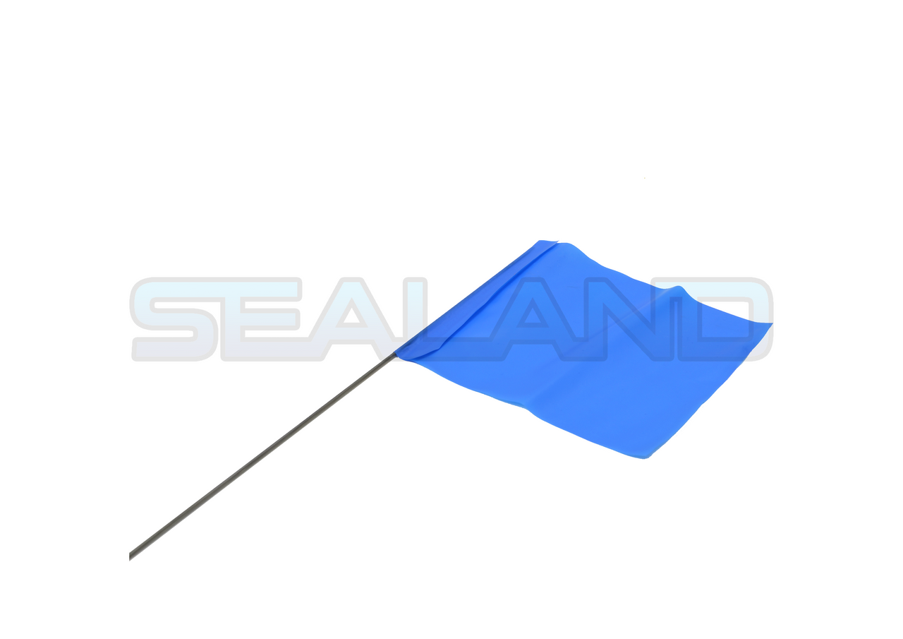 Blue Marking Flags - Pack of 100 - Sealand Survey and Safety Equipment