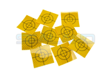 Inline 20 x 20mm Orange Retro Reflective Targets - Pack of 20