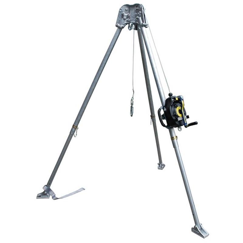 Abtech Confined Space Tripod & 15m Fall Arrest Block Sealand Survey