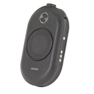 Motorola CLP1010 UHF 1Watt 1Channel Radio With Swivel Earpiece Two