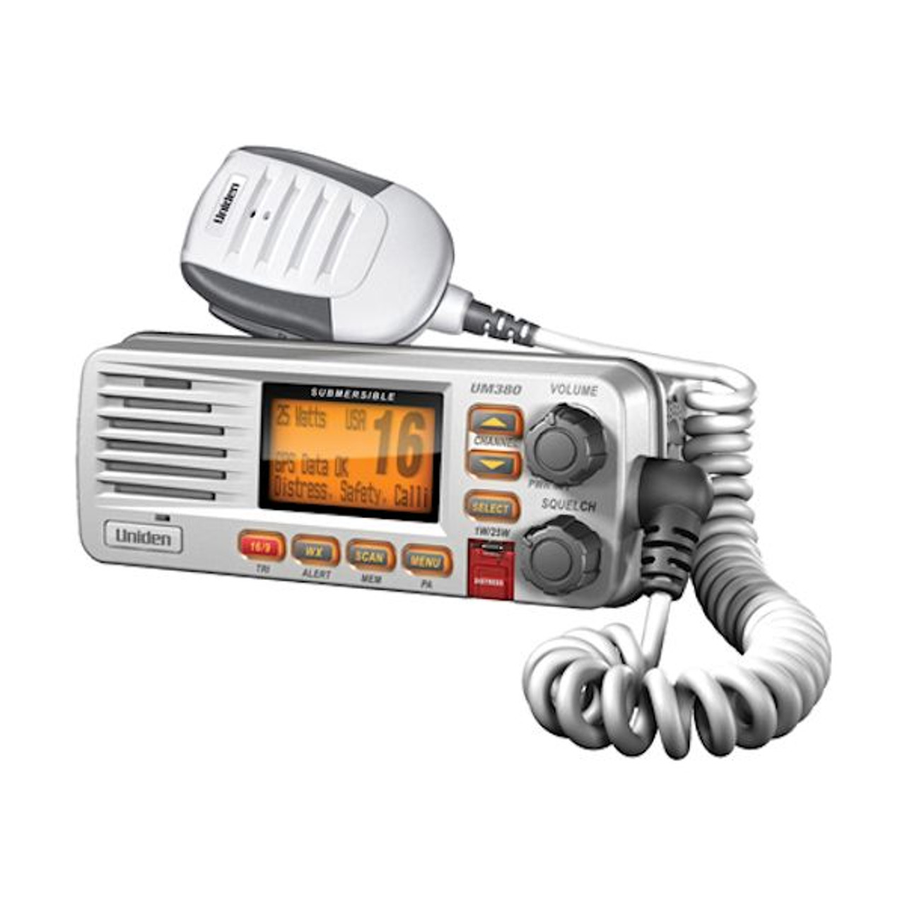 Uniden UM385, UM385BK Fixed Mount Marine Radio,  –  Uniden Online Store