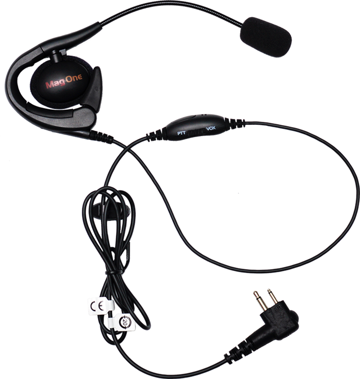 Rouwen Legende Stier Motorola PMLN6537 Earset with Boom Microphone and In-Line PTT/VOX Switch  Mag One [CP100D CP200D] | Two Way Direct