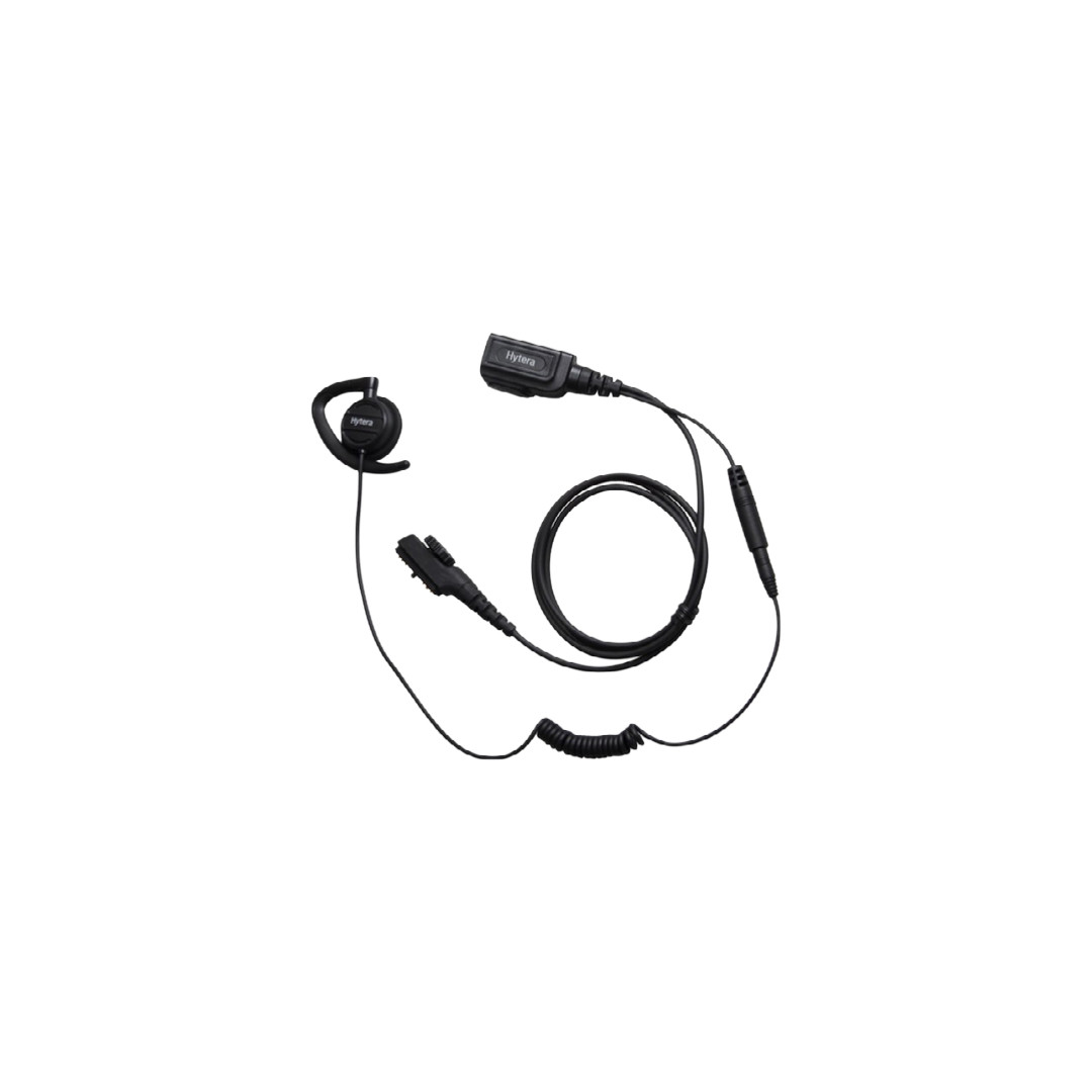 Hytera EHN17 Swivel Style Detachable Earpiece with Inline PTT and