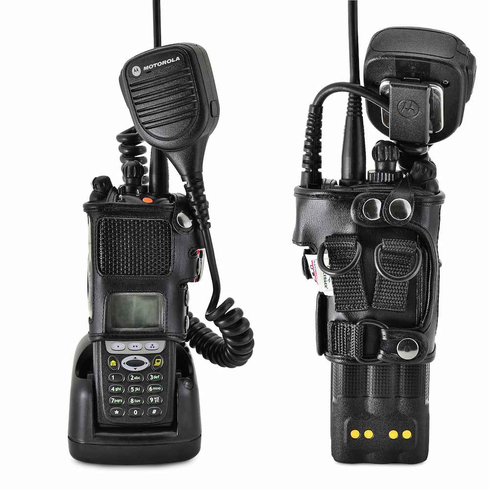 Turtleback Motorola XTS3500 Leather DRing Radio Holder Two Way Direct