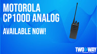 Motorola CP100D Analog Two-Way Radio