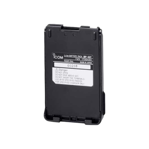 Icom BP227 Lith-Ion Waterproof Battery [F50 F50V F60 F60V] (BP227)