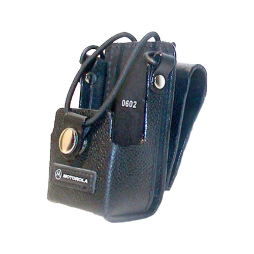 Motorola PMLN4471 Hard Leather Carry Case Swivel Belt Loop