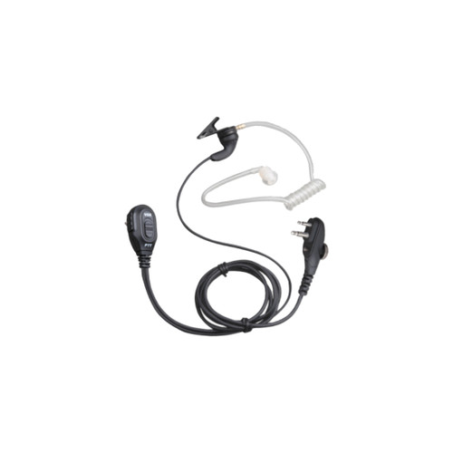 Hytera EAM12 Transparent Acoustic Tube Earpiece with on-MIC PTT and VOX [BD502i BD552i PD402i PD412i] (EAM12)