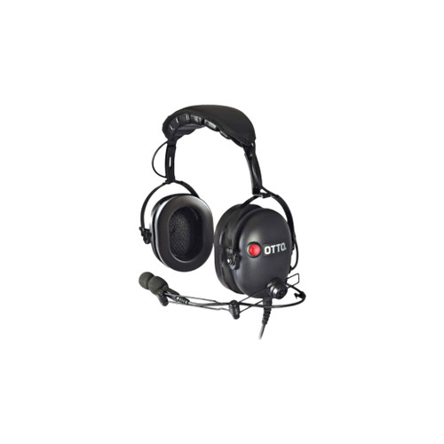 OTTO V4-10415 ClearTrak Over-The-Head Headset With Earcup PTT [NX200 NX300] (V4-10415)