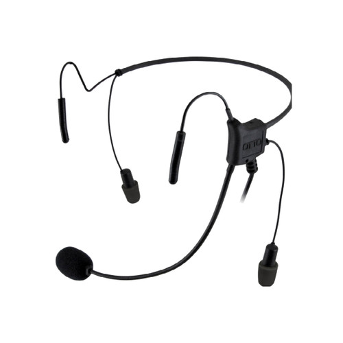 OTTO V4-HN2MA5 Hurricane II Lightweight Headset With Mini PTT [GP Series PR1500 HT1000 MT1500 MT2000 MTS2000 MTX Series XTS Series] (V4-HN2MA5)