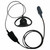 D-Shell Earpiece For Icom [F50 F60 F50V F60V F3161 F4161 F3261 F4261 F70 F80] (D-Shell-S8)