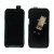 Turtleback Horizontal Black Leather iPhone Holster for Otterbox DEFENDER Series with Black Leather Belt Clip (A-PMPHoz2XLEM-MiPh15OBD)