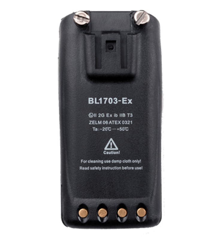 HYT BL1703-EX Intrinsically Safe Lithium-Ion Battery 1700mAh [TC-700P]