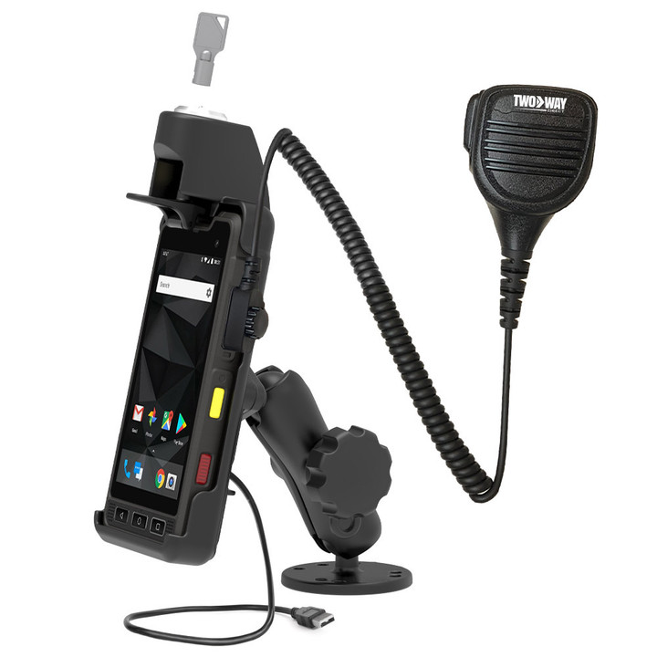 Two Way Direct Push-to-Talk Over Cellular XP8 Powered & Locking Car Kit [TWD-SNM2-PL-KIT]
