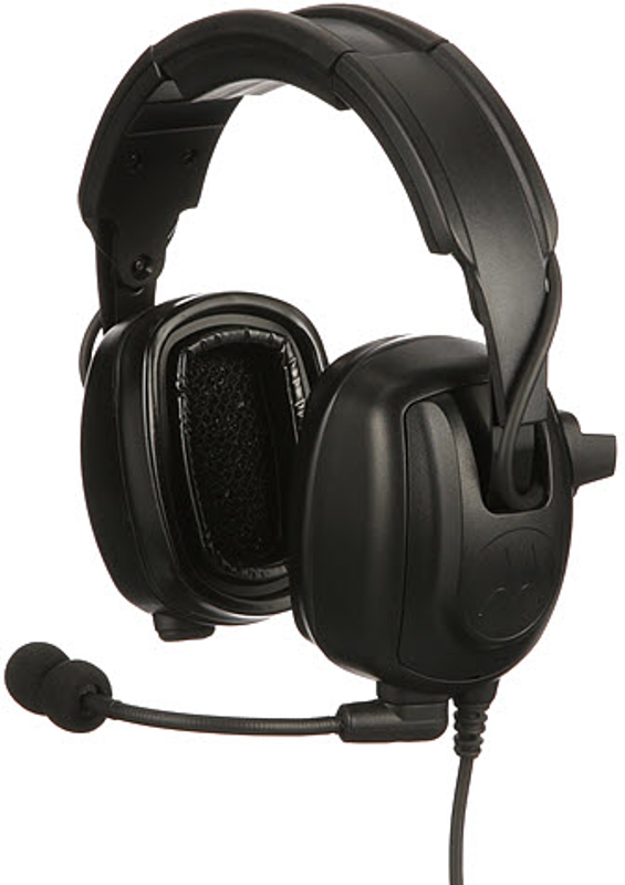 Motorola PMLN7468 Medium Weight Over-the-Head Dual Muff Headset [CP100D] (PMLN7468)